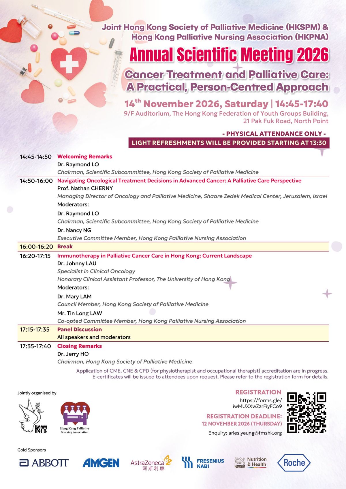 Joint HKSPM & HKPNA Annual Scientific Meeting&nbsp;2026